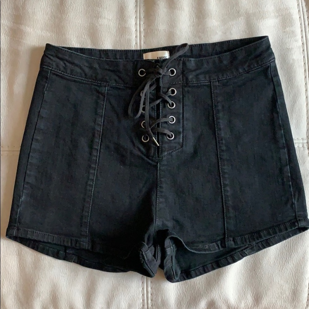 Amuse Society Lace Up Short
